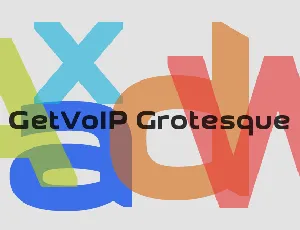 GetVoIP Grotesque font