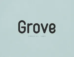 Grove Display font