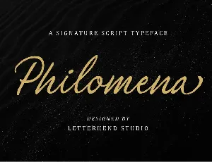 Philomena font