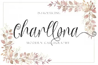 Charllona Calligraphy font