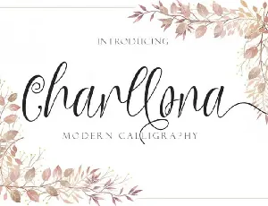 Charllona Calligraphy font