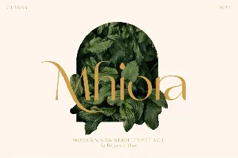 Mhiora font