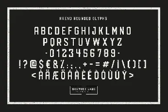 Areno Family font