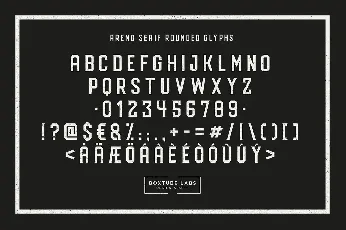 Areno Family font