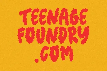 Teenage Kloudy font