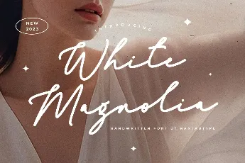 White Magnolia font