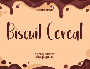 Biscuit Cereal Demo font