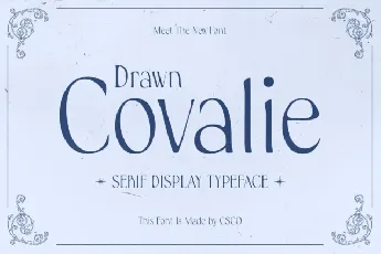 Covalie Drawn font