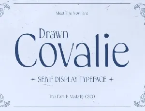 Covalie Drawn font