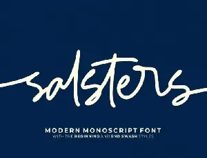 Salsters font