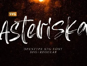 Asteriska SVG font