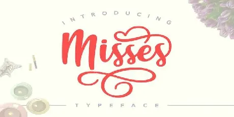 Misses font