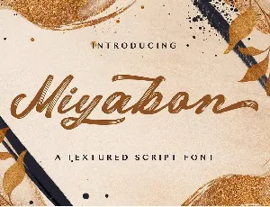 Miyabon font