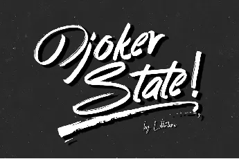 Djoker State font