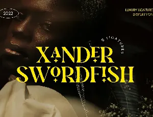 XanderSwordfish font