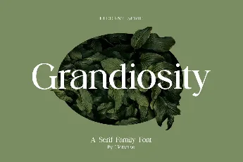 Grandiosity font