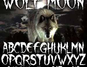 Wolf Moon font