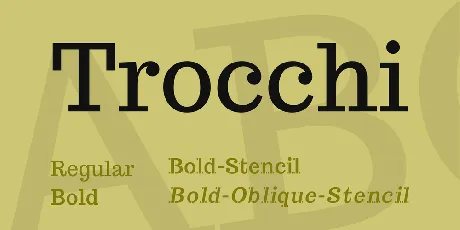 Trocchi font