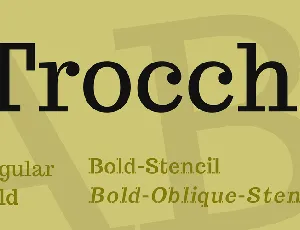 Trocchi font