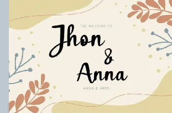 Wedding Handwritten Typeface font