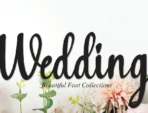 Wedding Handwritten Typeface font