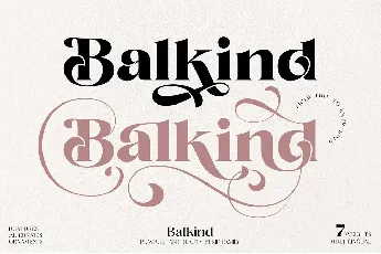 Balkind Serif font