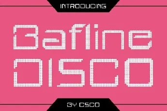 Bafline Disco font