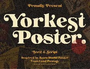 Ns Yorkest Poster font