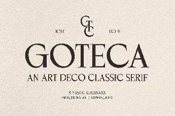 Goteca font