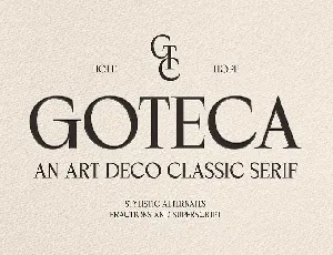 Goteca font