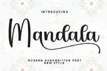 Mandala Calligraphy font