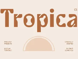 CS Tropica font