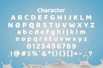 Milky Nice Display font