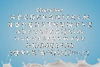 Milky Nice Display font