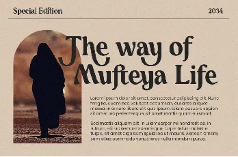 Mufteya font