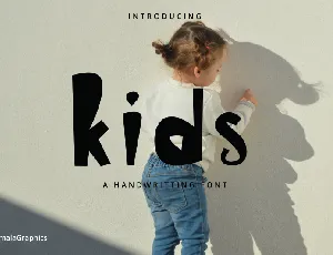 Kids - A Handwritten Fonts font