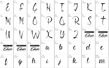 ButterflyWingsDemo font