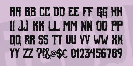 Foul Fiend font