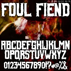 Foul Fiend font