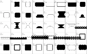 KG Flavor and Frames Five font