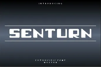 Senturn font