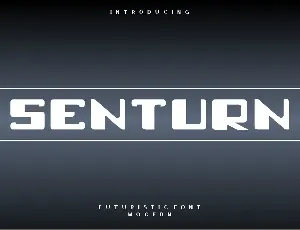 Senturn font