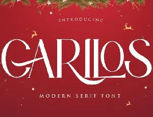 Carilos Serif font