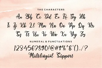 Olipeach font