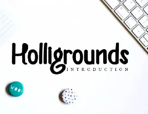 Helligrounds Display font