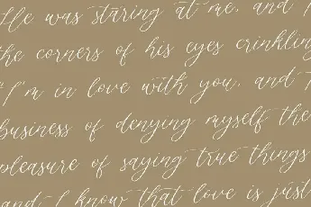 Silverweed Beautiful Calligraphy Script font