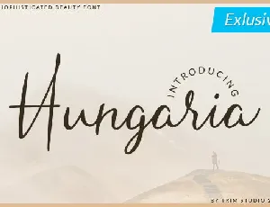 Hungaria Script font