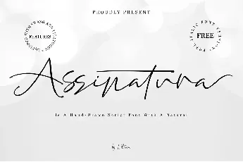 Assinatura font