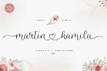 martin kamila - demo version font