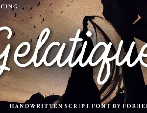 Gelatique Demo font